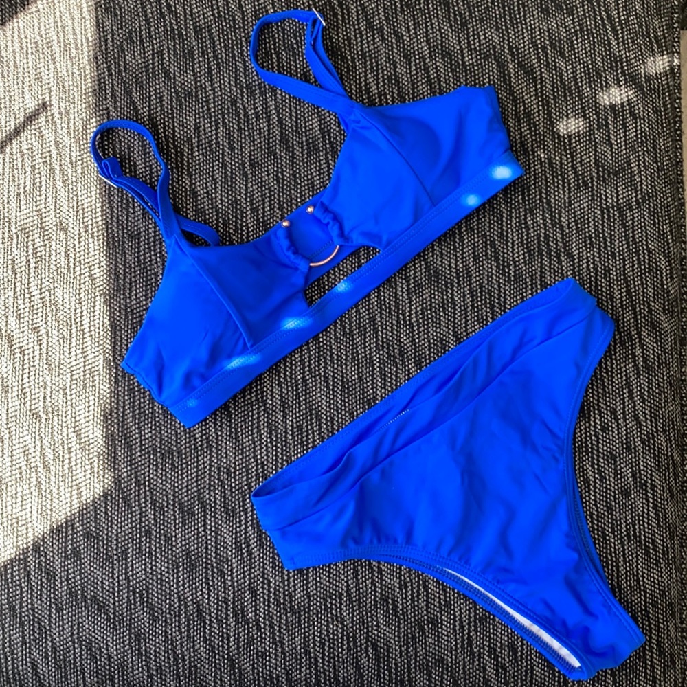 High waisted bikini set